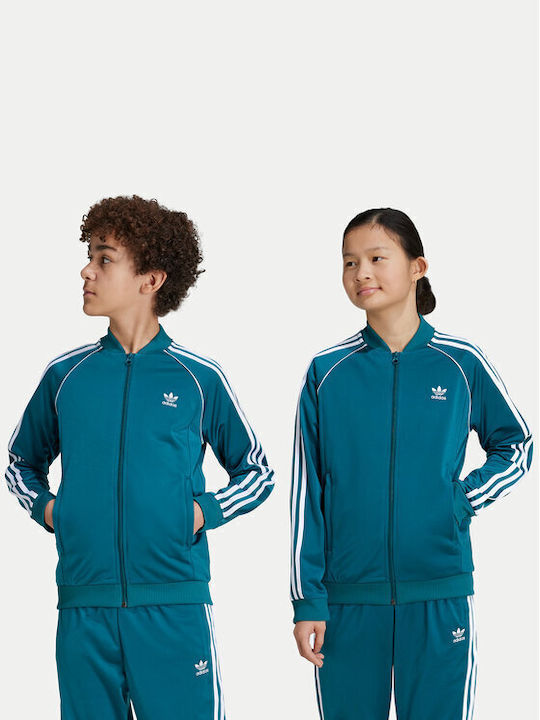 adidas Αθλητική Παιδική Ζακέτα Τυρκουάζ Adicolo...