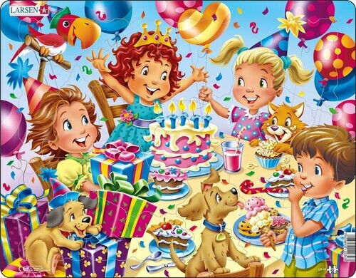 Kinderpuzzle Geburtstagsparty 20pcs Jigsaw