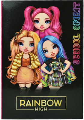 Gim Notebook Ruled B5 Rainbow High 1pcs