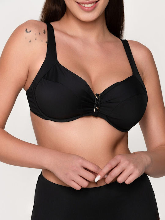 Luna Bikini-Oberteil black