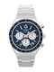 Timex Men's Watch 40mm Chronograph Battery with Silver Metal Bracelet