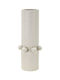 Mauro F Decorative Vase White 15.5x15.5x41cm