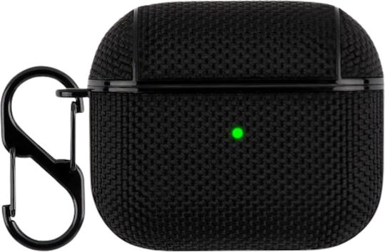 Beline Shell Cover Θήκη Σιλικόνης σε Μαύρο χρώμα για Apple AirPods 1 / AirPods 2