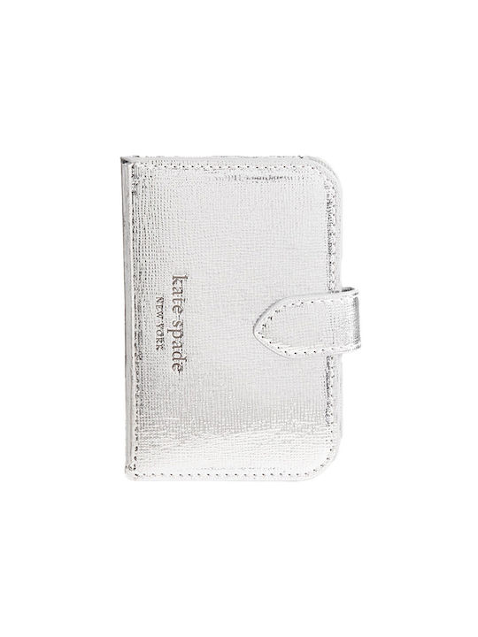 Kate Spade Leather Women's Wallet Cards Silver
