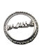 925 Silber Mutter Brosche Zirkonia