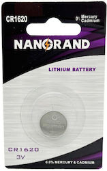 Nanorand Μπαταρία Λιθίου CR1620 3V 1τμχ