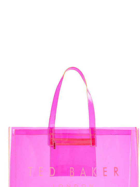 Ted Baker Sheakon Transparent East West Icon Women's Bag Shoulder Pink