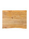 vidaXL Rechteckig Tischoberfläche aus Massivholz Brown 70x60x2.5cm 370451 1Stück