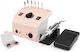 Nail Power Drill 35W 35rpm with Pedal Pink