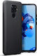 Umschlag Rückseite Silikon Schwarz (Realme 5 Pro)