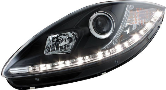 Junyan Front Lights Led for Seat Altea / Leon / Toledo 2005-2009 2pcs
