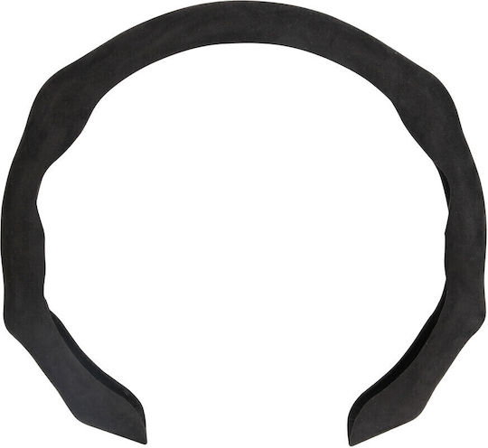 Lampa Car Steering Wheel Cover Microfiber Black with Black Stitching