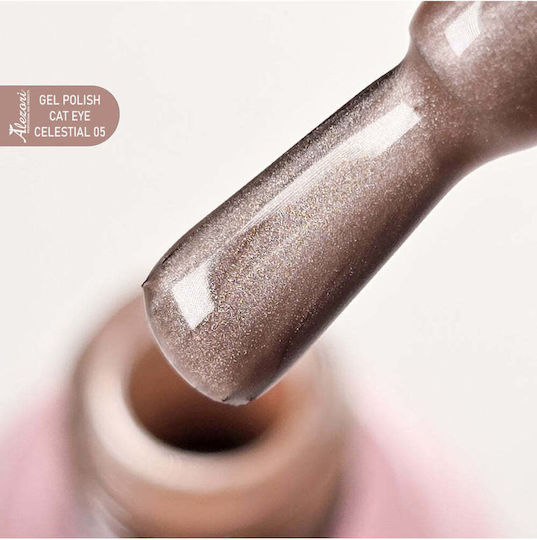 Alezori Semi-Permanent Nail Polish Celestial 05 Cat Eye 15ml 1pcs