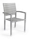 Scaun De Exterior Rattan Lina-new Gri 57x58x93 Cm