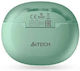 A4Tech B20 2Drumtek Earbud Bluetooth Handsfree Earphones with Sweat Resistance and Charging Case Turquoise