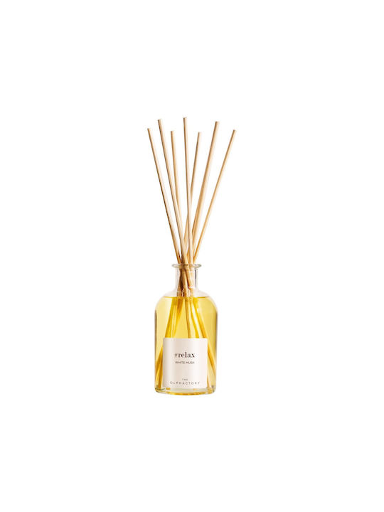 Αρωματικό Χώρου Στικς 250ml White Musk Relax Diffuser Olphactory