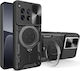 Techsuit Umschlag Rückseite Silikon Schwarz (OnePlus 12)