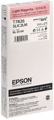 Epson T 7826N Μελάνι Εκτυπωτή InkJet Ανοιχτό Ματζέντα / Ματζέντα (C13T78260N)