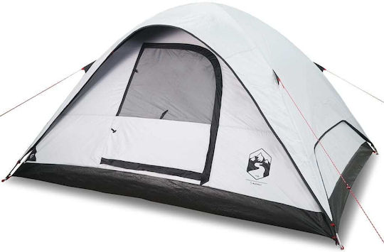 vidaXL Σκηνή Camping Igloo Λευκή για 6 Άτομα 270x210x145εκ.