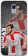 Euro 2024 Khvicha Kvaratskhelia Samsung Galaxy J6 2018 Flexibles TPU Transparentes Silikon