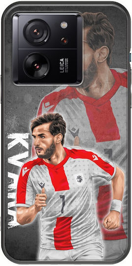 Euro 2024 Khvicha Kvaratskhelia Xiaomi 13t Pro 5g Black Tpu Black Silicone