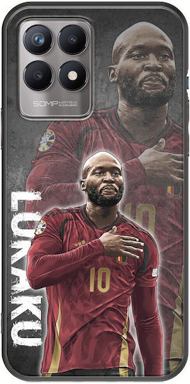 Euro 2024 Romelu Lukaku Realme 8i Negru Tpu Husă de Telefon Mobil din Silicon Negru