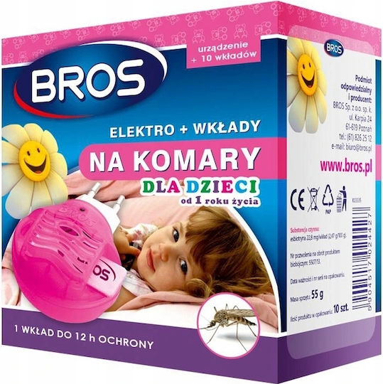 Bros Συσκευή για Ταμπλέτες για Κουνούπια 10τμχ