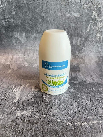 Bamboo Smiles Αποσμητικό σε Roll-On Χωρίς Αλουμίνιο 50ml
