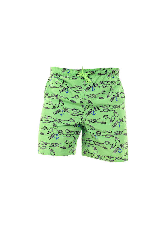 Speedy Shark Herren Badehose Grün