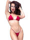 Set Bikini Τριγωνάκι & String Κόκκινο