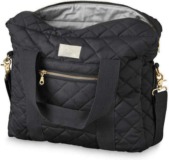 Cam Cam Copenhagen Shoulder/Hand Diaper Bag Black 39x31x39cm.