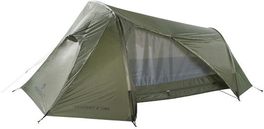 Ferrino Lightent 2 Pro Καλοκαιρινή Σκηνή Camping Τούνελ Πράσινη για 2 Άτομα