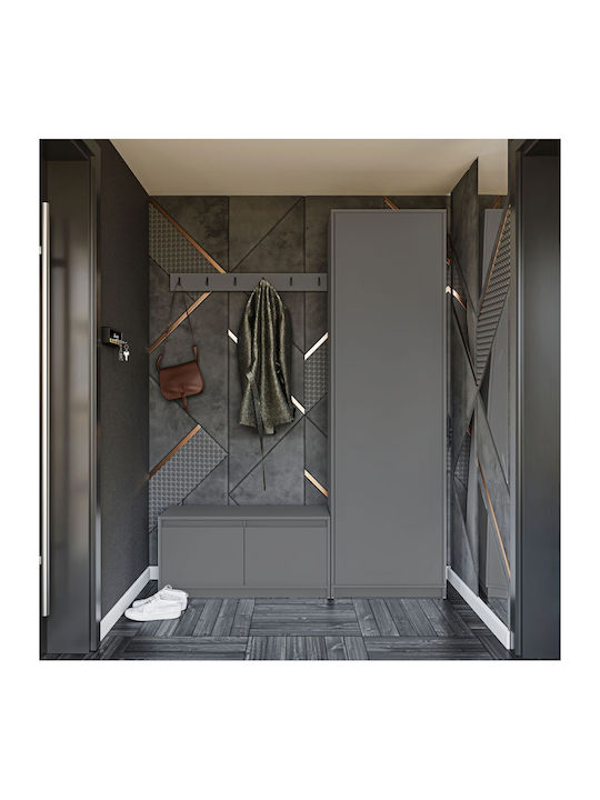 Sara Entry Furniture with Hanger / Shoe Rack & ...