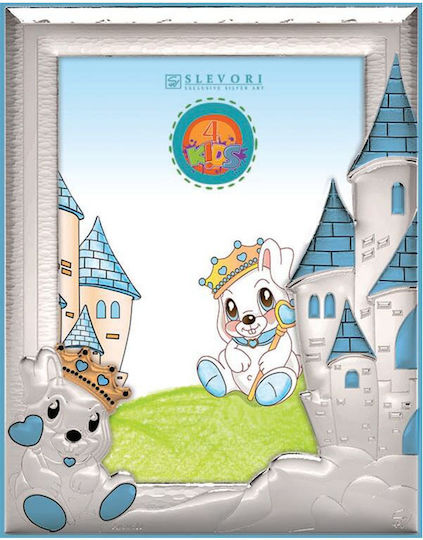 Slevori Burg Kinder Fotorahmen Silber Silber 13x18cm