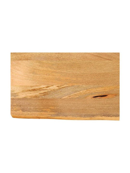 vidaXL Tischoberfläche aus Massivholz in Braun Farbe 40x30x3.8cm 370474 1Stück