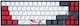 Ducky X Varmilo Miya68-Pro Beijing Opera Gaming Mechanische Tastatur 65% mit Cherry MX Rot Schaltern (Englisch US)