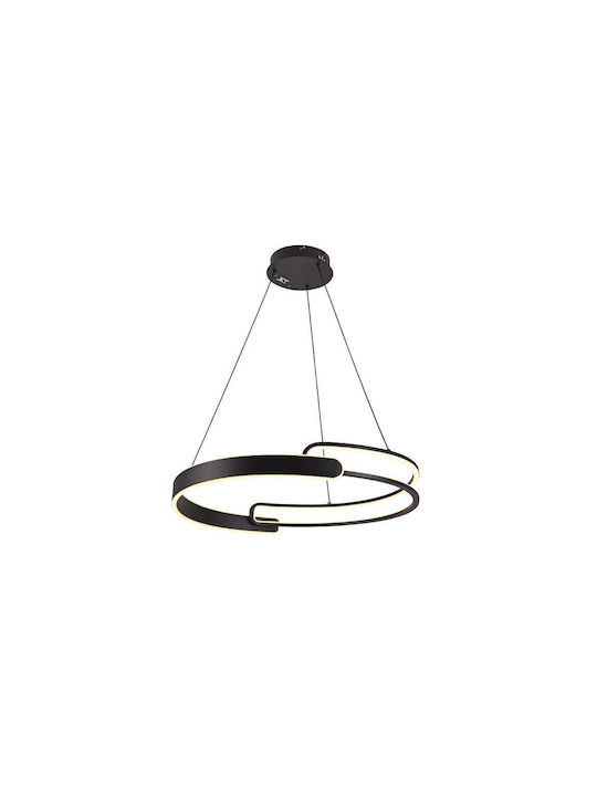 Inlight Pendant Light LED with Warm to Cool White Light Black