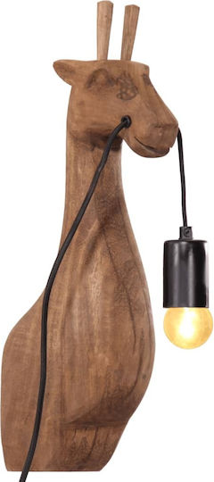 vidaXL Lamp Wall Brown 12x12x42cm