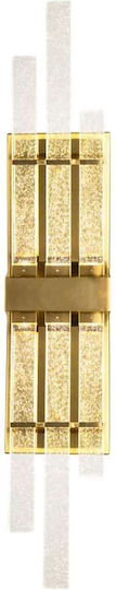 Artekko Lamp Wall Gold 20x9x107cm