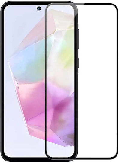 Powertech 5D Full Glue Tempered Glass Μαύρο (Samsung A35 5G)