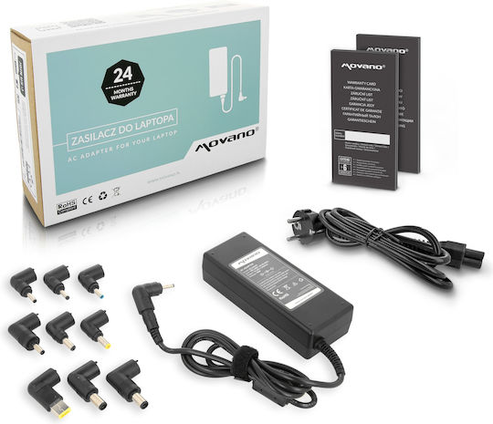 Movano Universal Laptop Charger 90W 10 Plug Set