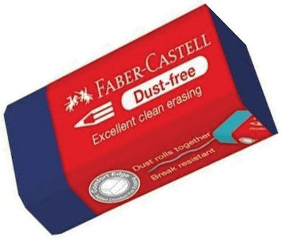 Faber-Castell Eraser for Pencil and Pen 1pcs Blue