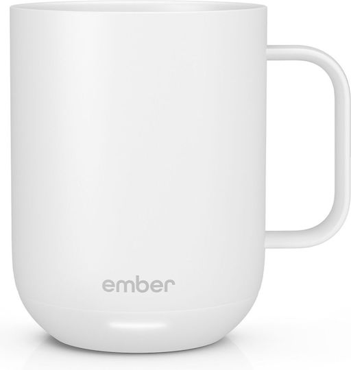 Ember Mug Thermos Stainless Steel 295ml White with Handle