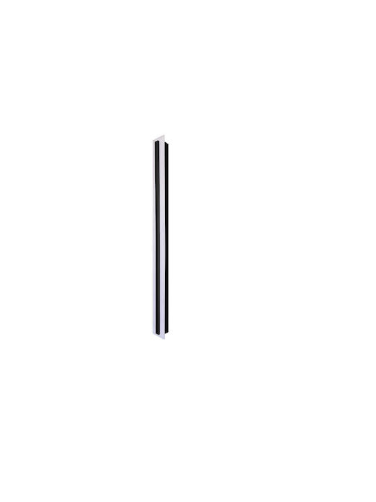 Luma Modern Lamp Wall with Integrated LED and Warm White Light Black 120cm