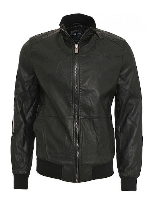 Easytoys Men's Leather Jacket Black