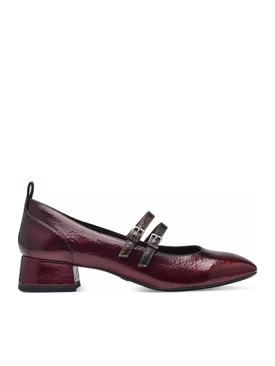 Tamaris Pantofi Cu Toc Cu Barete Burgundy