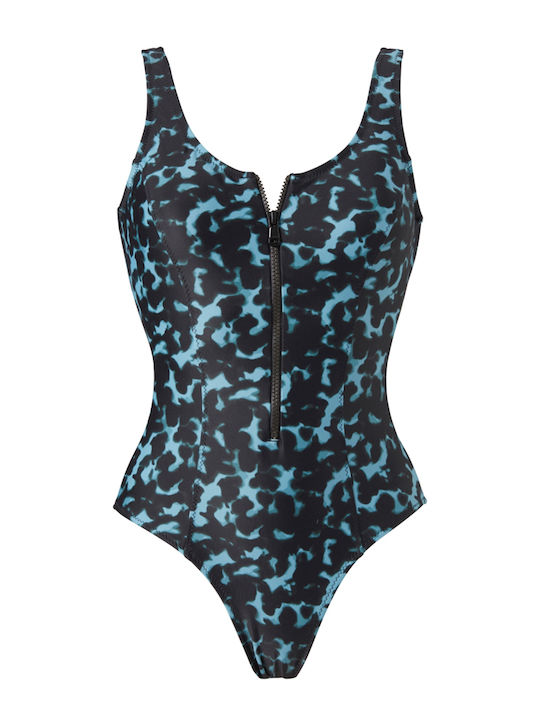 Stefania Frangista One-Piece Swimsuit Blue