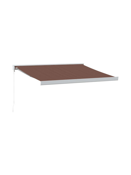 vidaXL Manual Terrace Wall Tent with LED Light ...