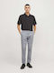 Jack & Jones Men's Trousers Chino Elastic in Slim Fit ULTIMATE GREY