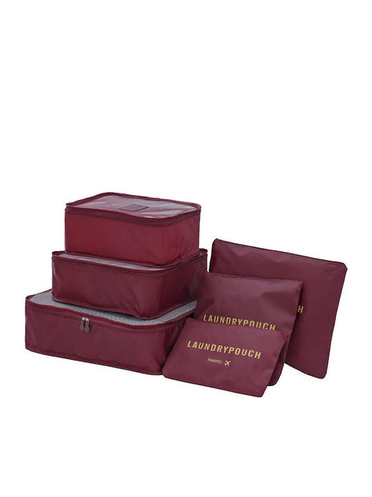 Elektrische Gitarren Necessaire in Burgundisch Farbe 38cm